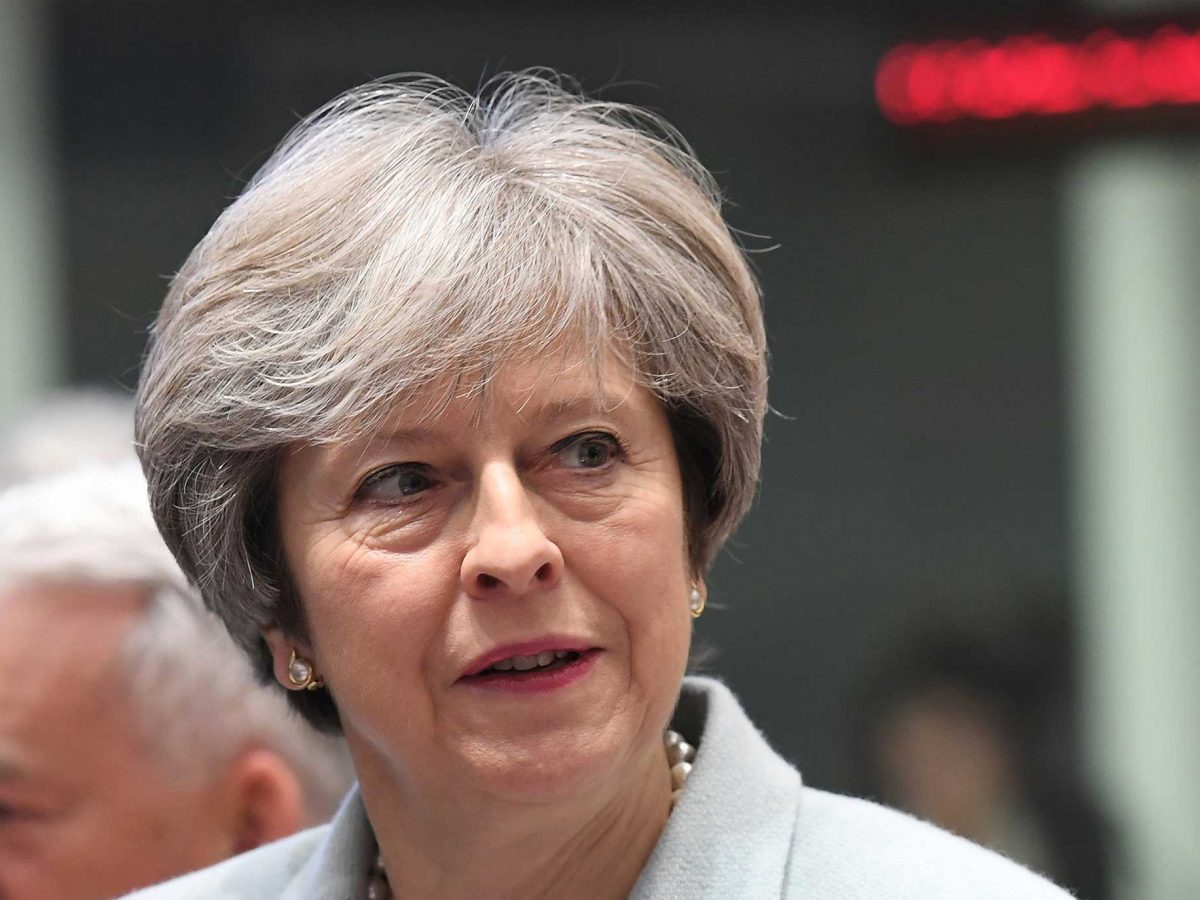 British Prime Minister Theresa May. (EMMANUEL DUNAND/AFP/Getty Images)