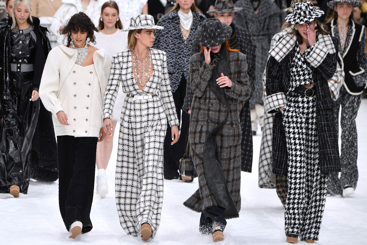 In pictures: Classy tribute to Karl Lagerfeld at his final Chanel