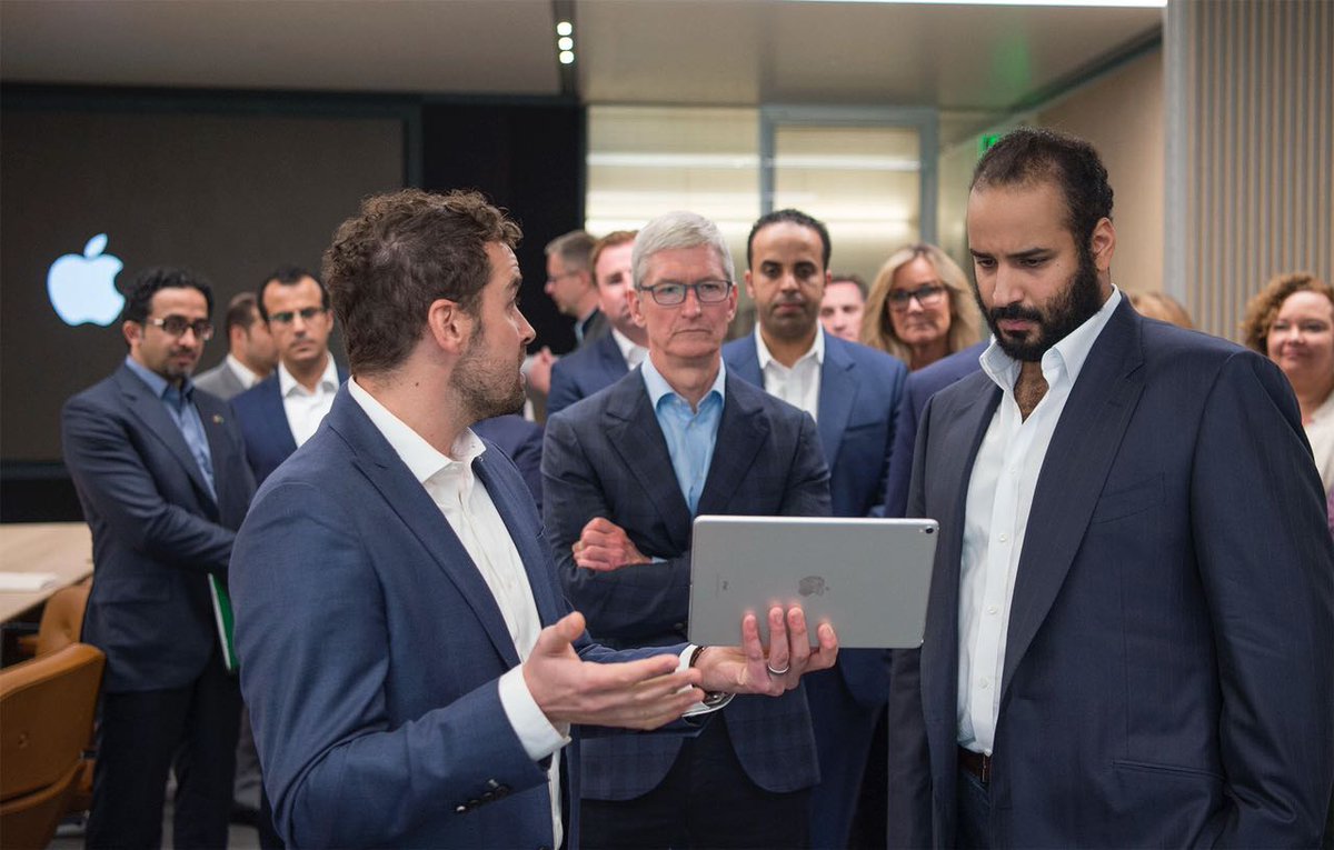 Apple launched its iPhone FaceTime video-calling system in the kingdom last week, just before a meeting between CEO Tim Cook and Saudi Crown Prince Mohammed bin Salman at the company’s headquarters in Cupertino.