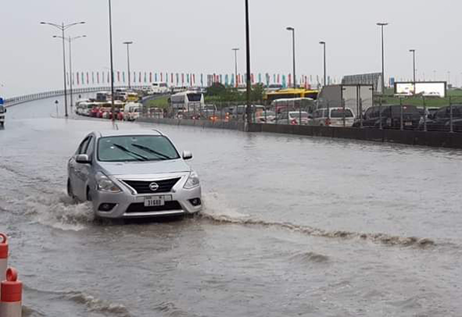 In pictures: Heavy rain causes widespread flooding in the UAE - Arabian Business