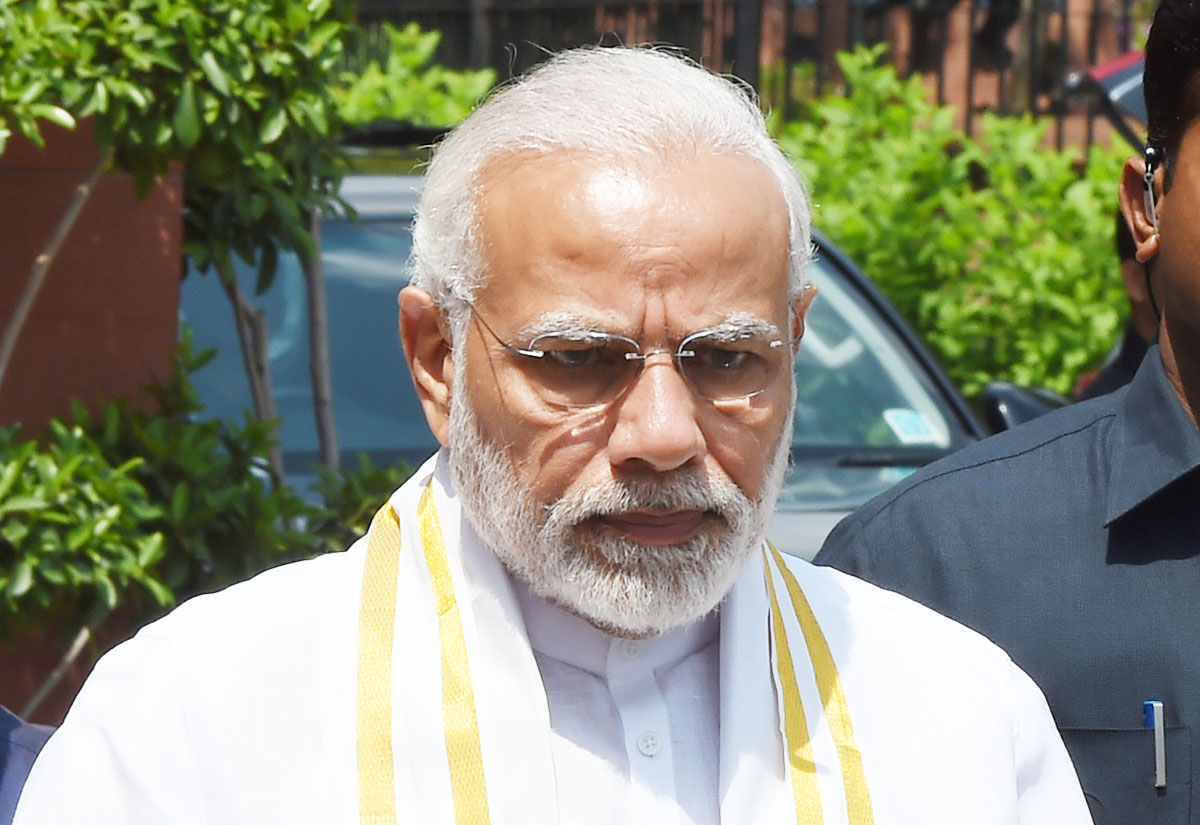 Indian Prime Minister Narendra Modi. (MONEY SHARMA/AFP/Getty Images)