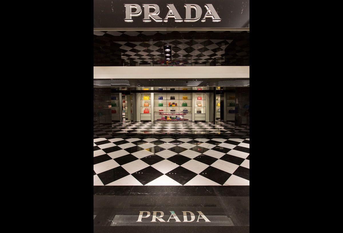 Inside Prada's Uber-Stylish Pop-Up Cafe in Harrods' London Megastore – Robb  Report