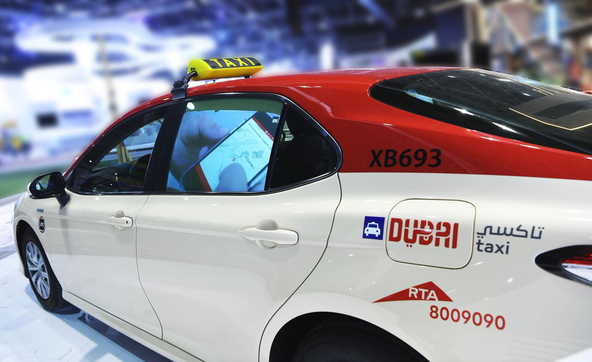 2019: RTA to digital advertising on taxi windows Arabian Business