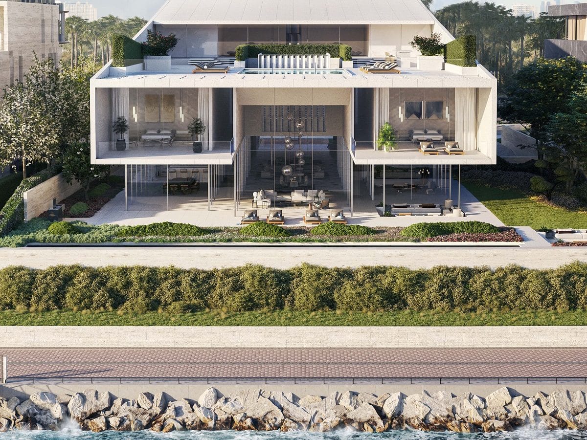 $54m mansions on sale in Dubai, includes superyacht deck, 8-car garage, cinema and spa