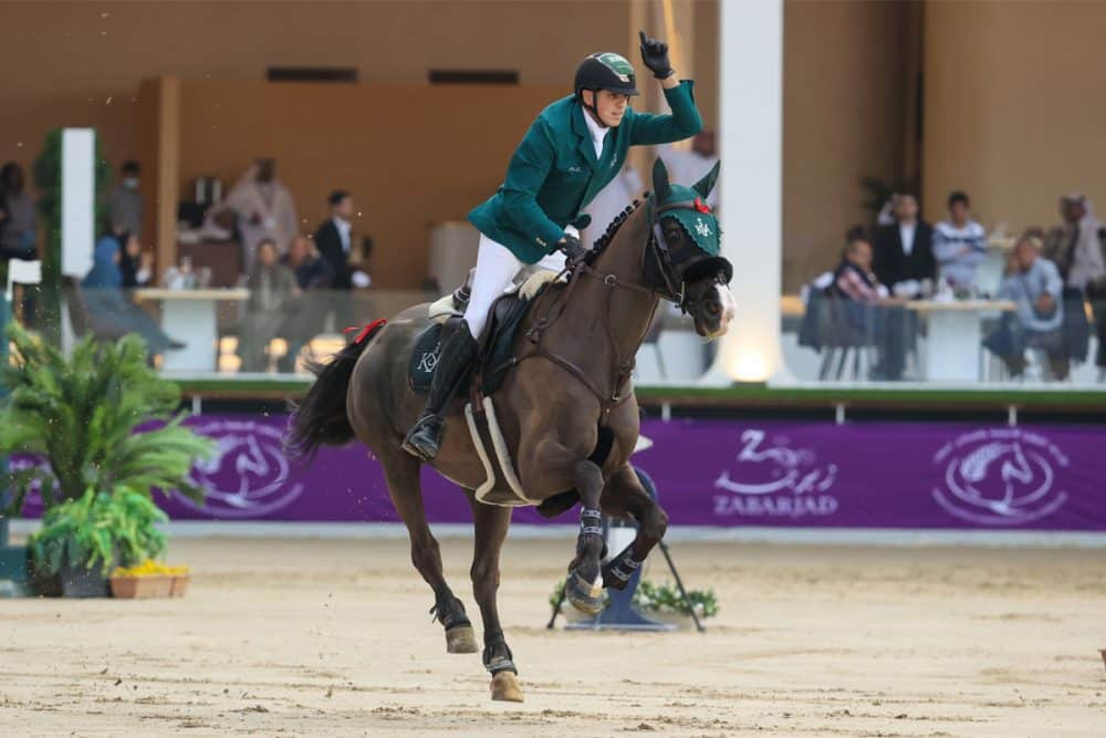 Saudi Arabia receives flag for hosting the FEI World Cup Finals 2024