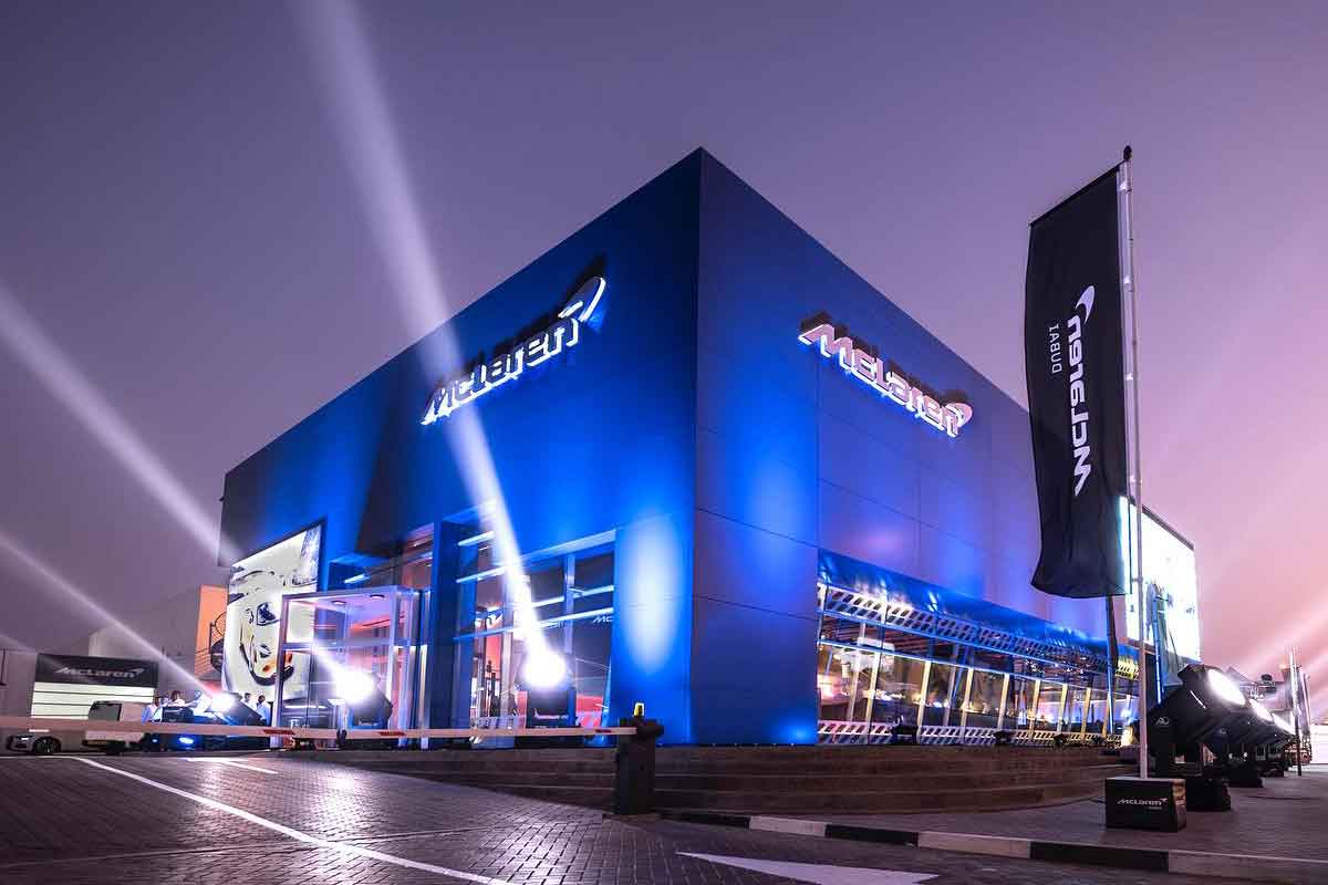 McLaren opens world's largest standalone showroom in Dubai - Arabian ...