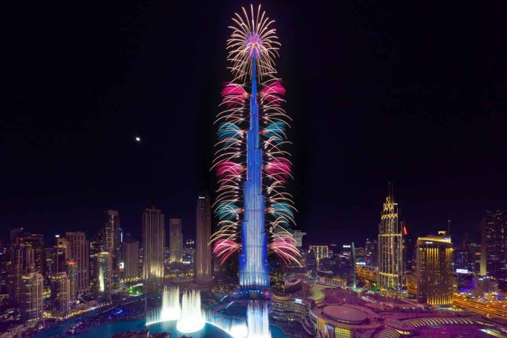 Dubai New Year’s Eve 2024 fireworks Burj Khalifa NYE display, tickets