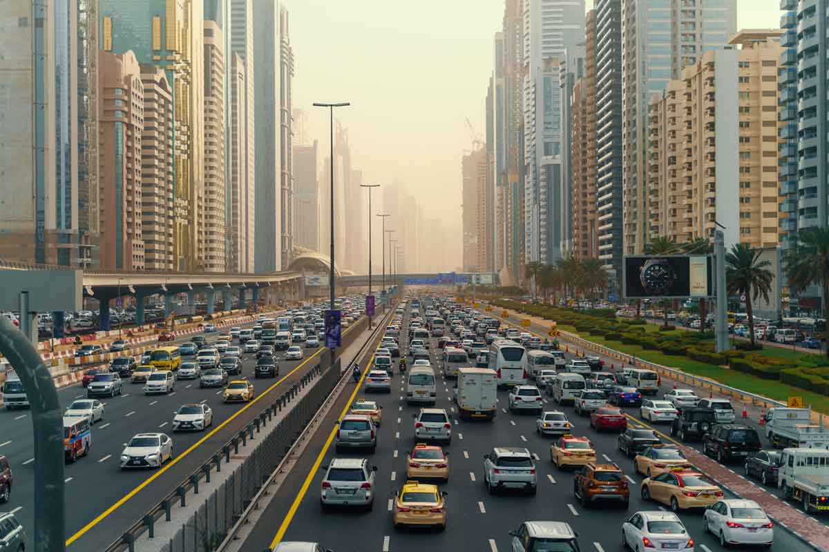 Dubai traffic