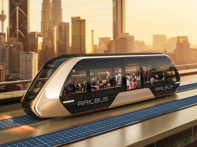 Dubai exploring major futuristic solar-powered transport system with RAILBUS
