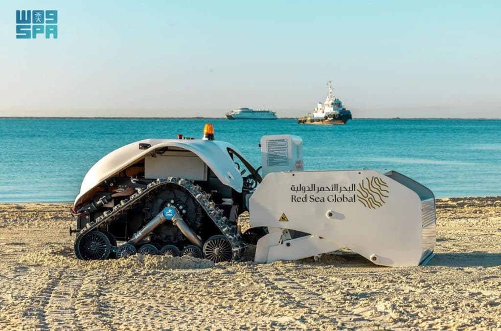 saudi beach robot