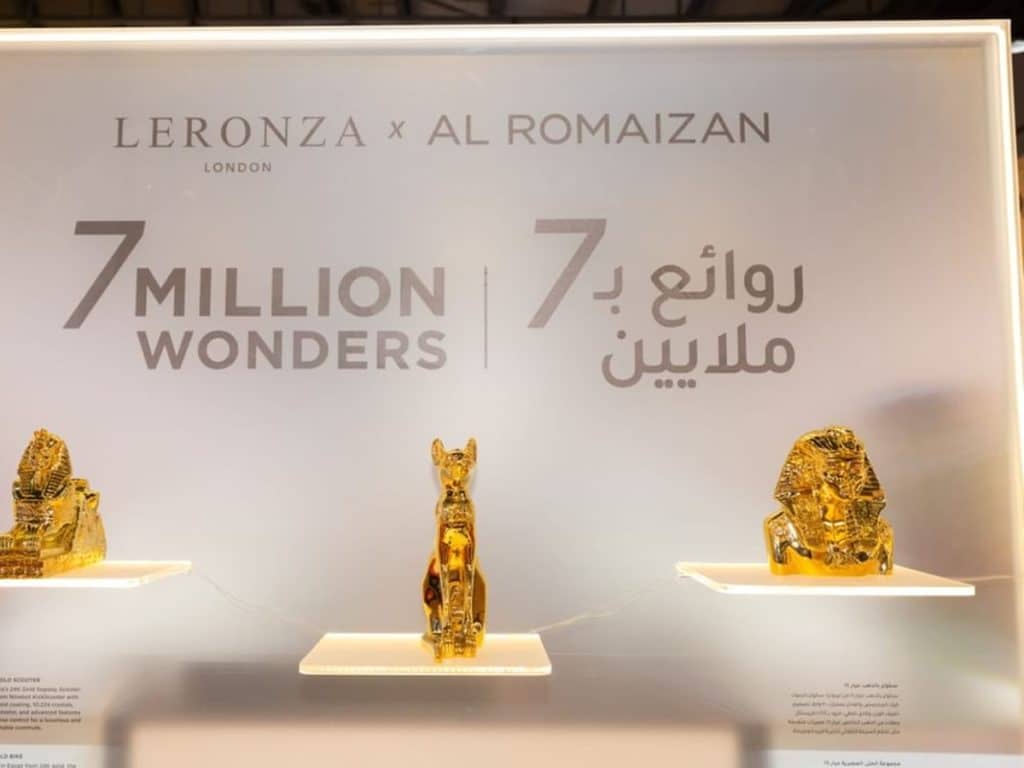 WJMES 2024: Sharjah jewellery show exhibits $817,000 gold bike and rare Egyptian artefacts