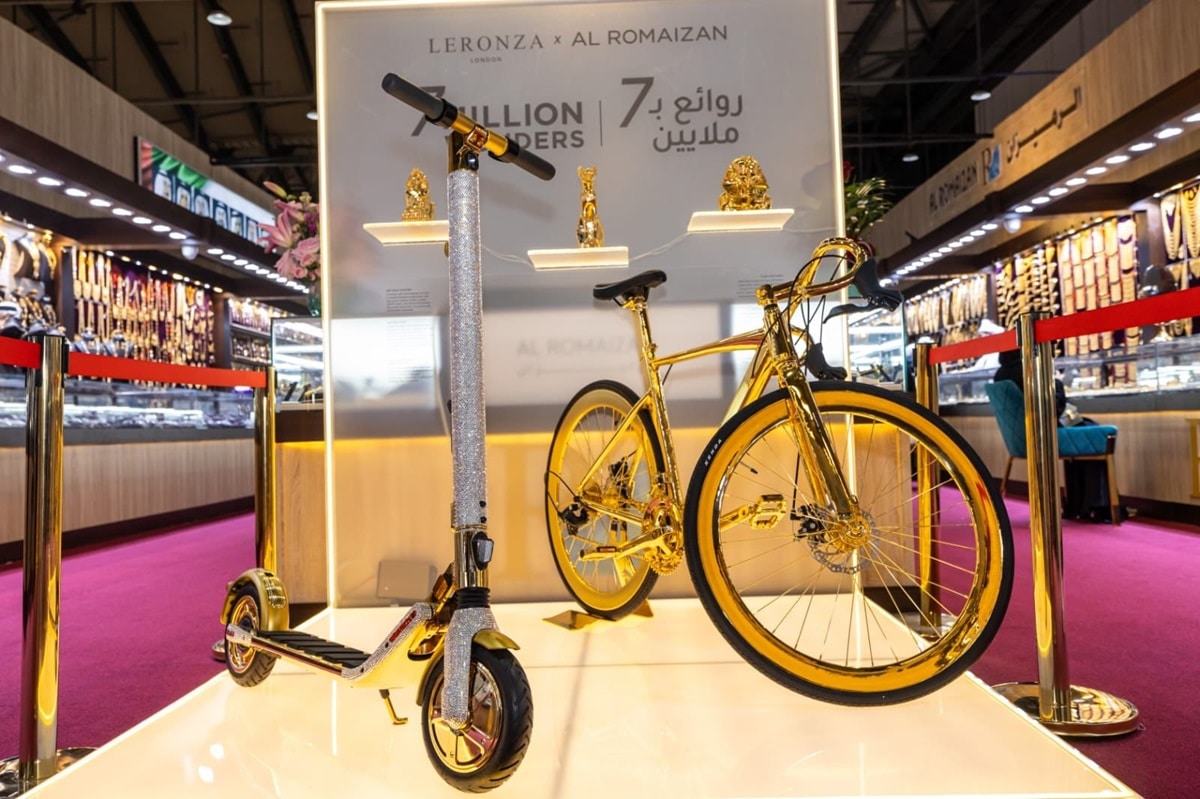 WJMES 2024: Sharjah jewellery show exhibits $817,000 gold bike and rare 