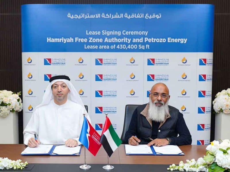 Singapore’s Petrozo Energy to set up new factory in Sharjah’s Hamriyah Free Zone