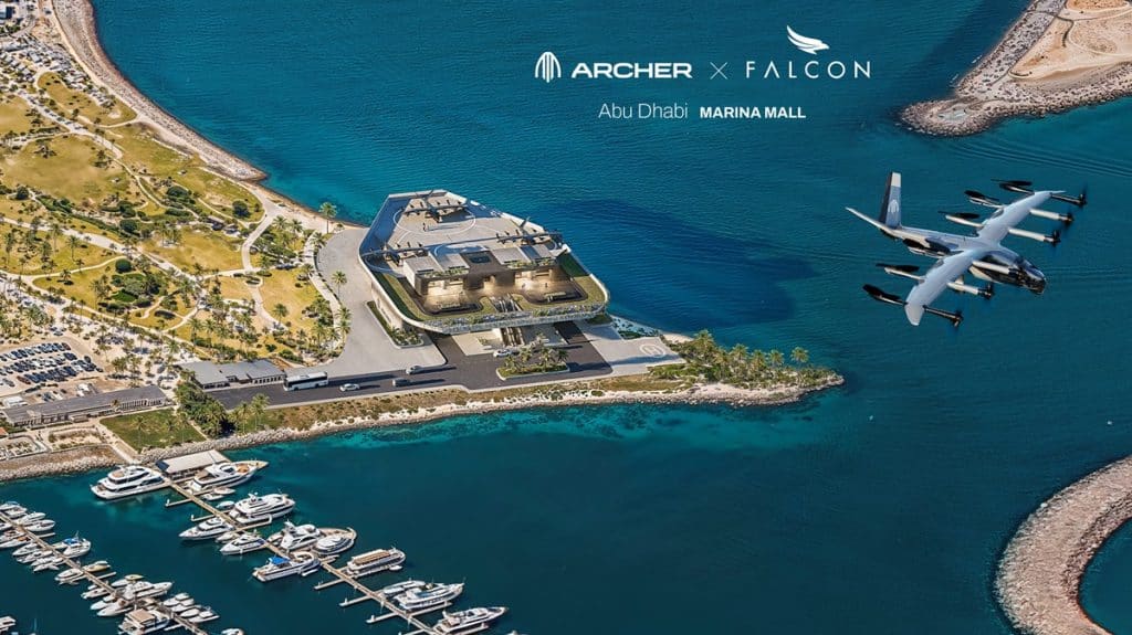 Dubai Abu Dhabi flying taxi commutes