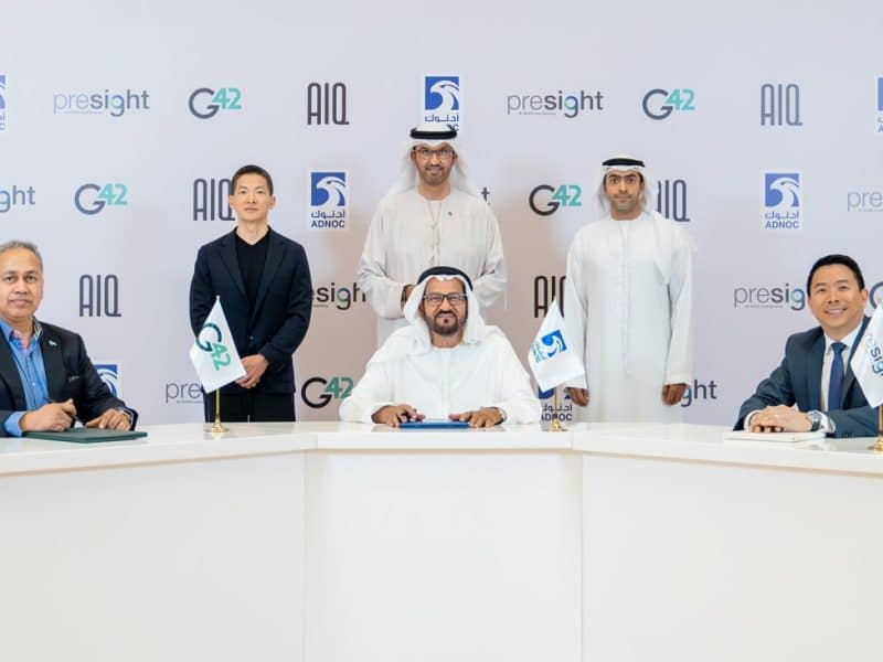 ADNOC, G42 and Presight boost AI in energy sector