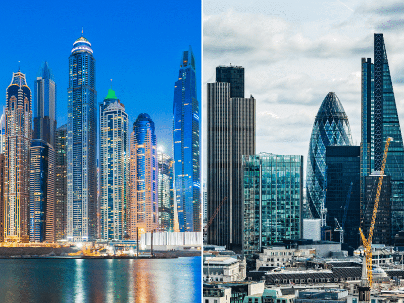Dubai vs London: How much real estate can you buy with $1m?