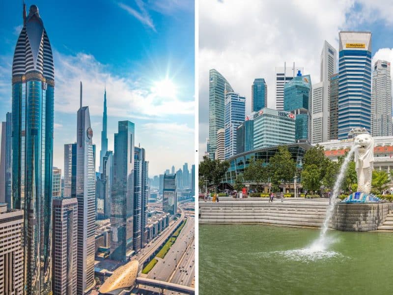 Dubai vs Singapore: How much real estate can you buy with $1m?