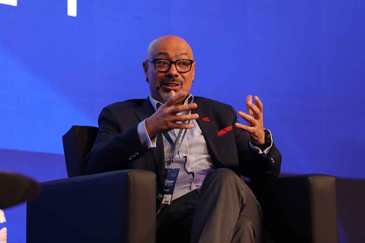 e& Group CEO Hatem Dowidar talks 'next tech revolution' at the Arabian