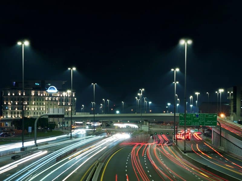 Dubai upgrades major street to energy-efficient LED lights