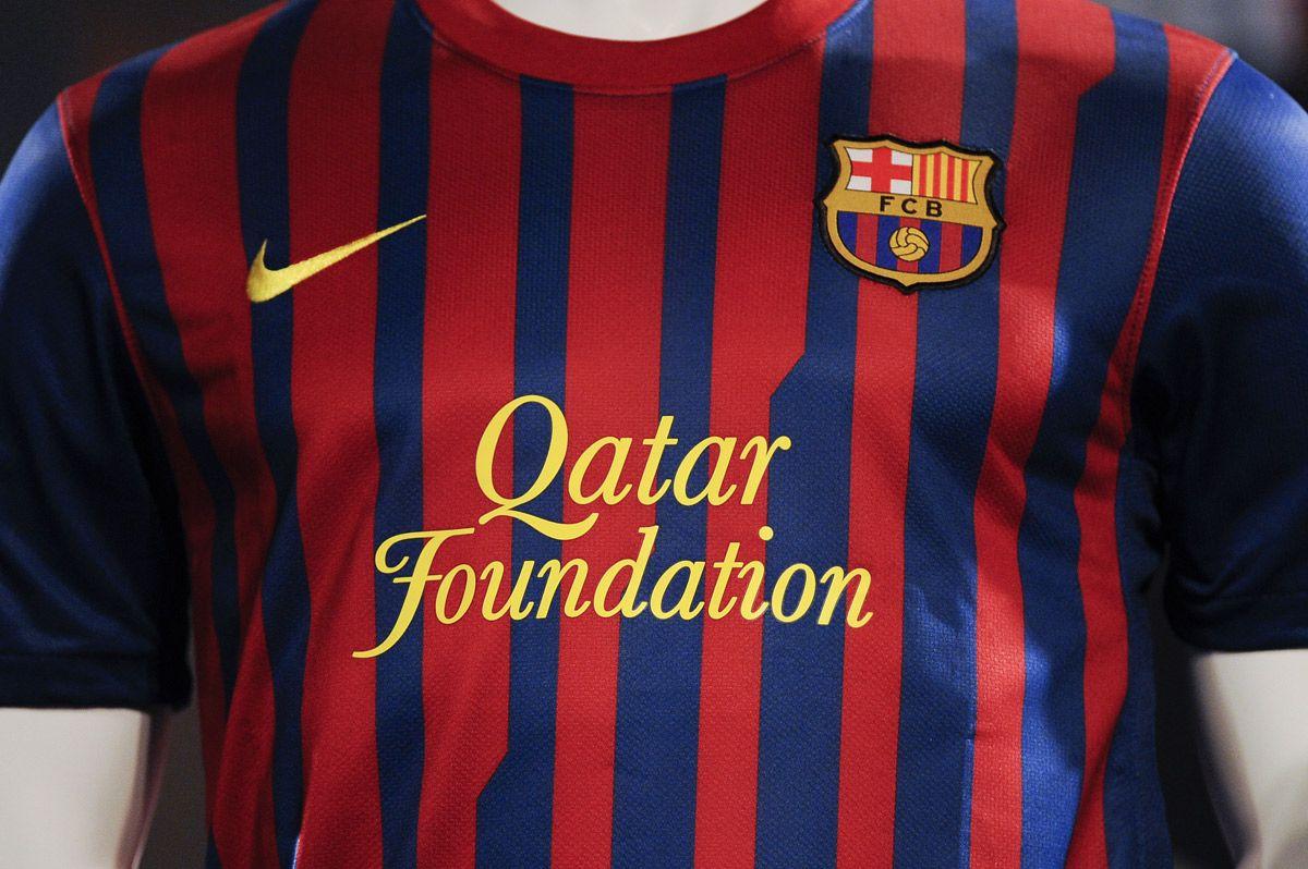 Barcelona's 'Qatar Foundation' jerseys 