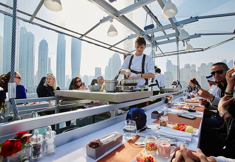 In pictures: Dinner in the Dubai sky preview - Arabianbusiness