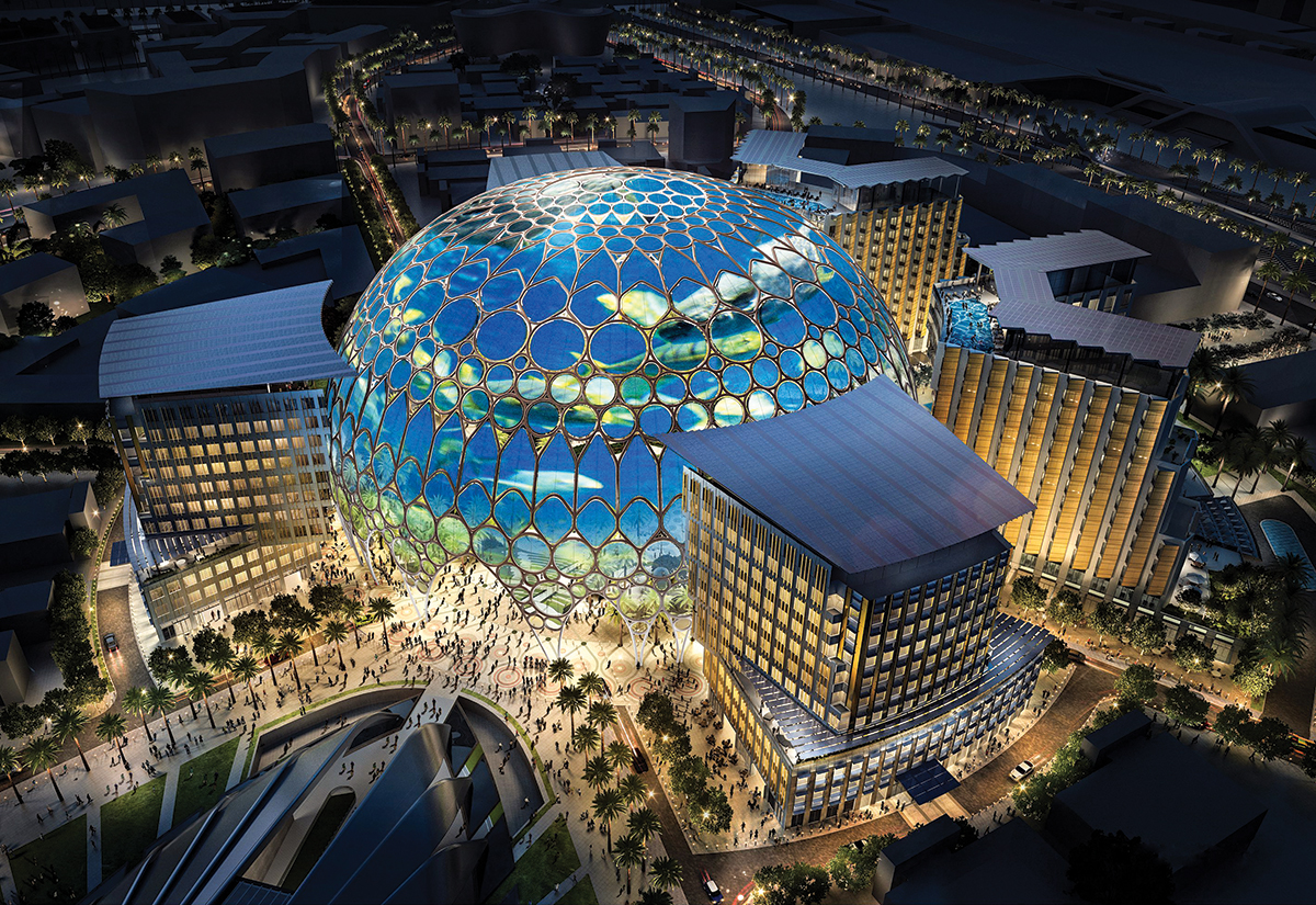 UAE leaders inaugurate Al Wasl Plaza, the heart of Expo 2020 Dubai site