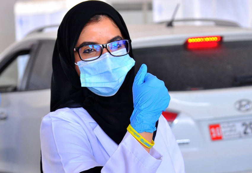Abu Dhabi launches wristbands to mark Covid-19 response