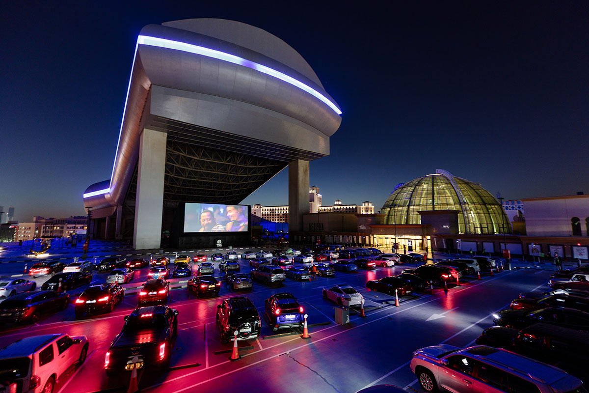 Dubai's new rooftop experience: drive-in cinema at Mall of the Emirates