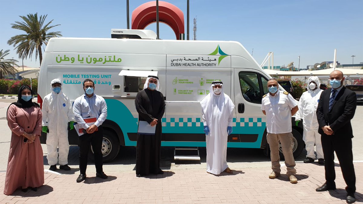 Dubai Health Authority launches mobile Covid-19 testing bus