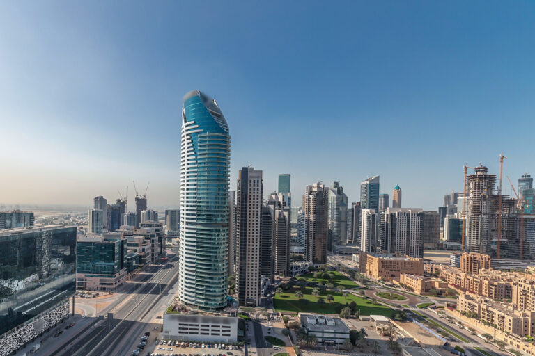 Dubai skyline showcasing Business Bay