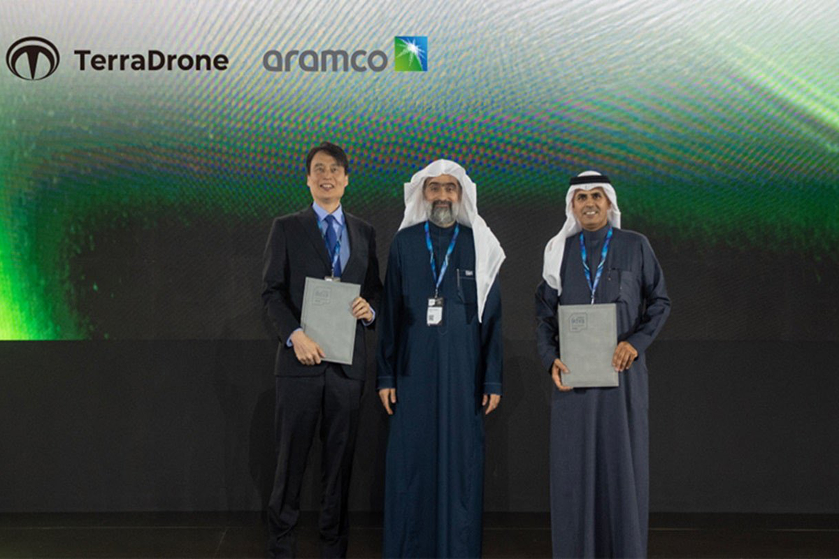 Terra Drone, Aramco Sign MOU