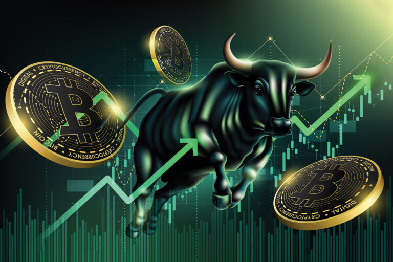 Bullish Bitcoin Market Concept