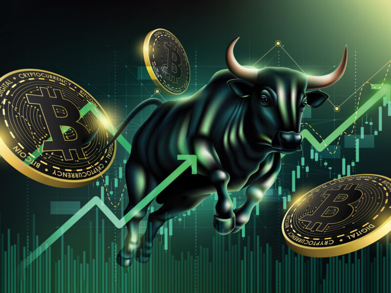 Bullish Bitcoin Market Concept