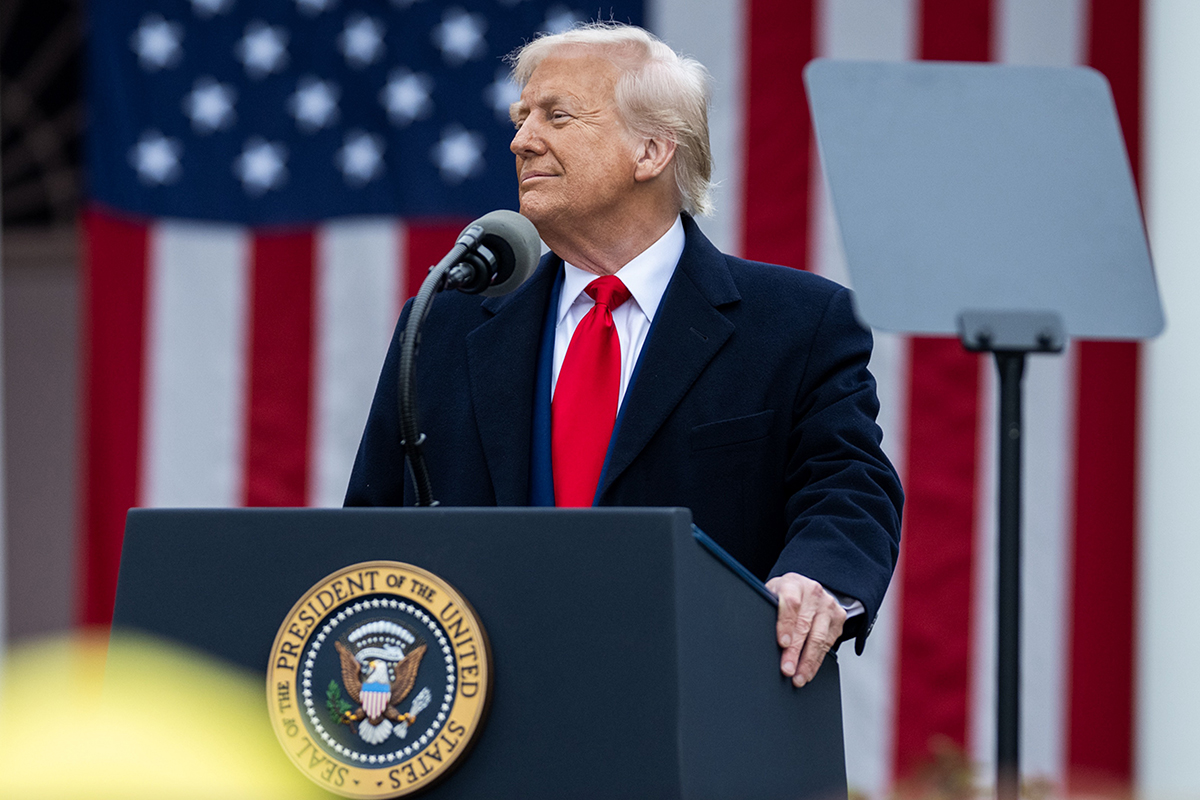 US President Donald Trump