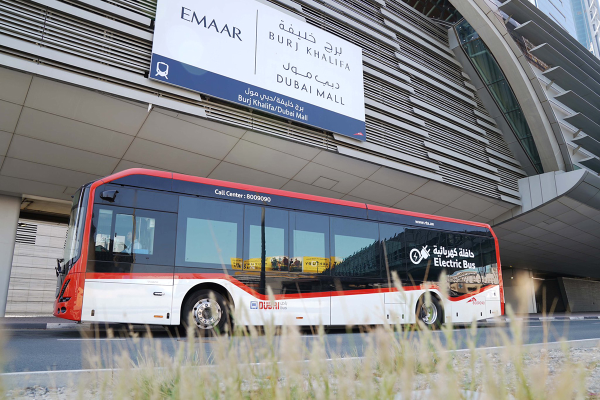 RTA new electric bus Route F13