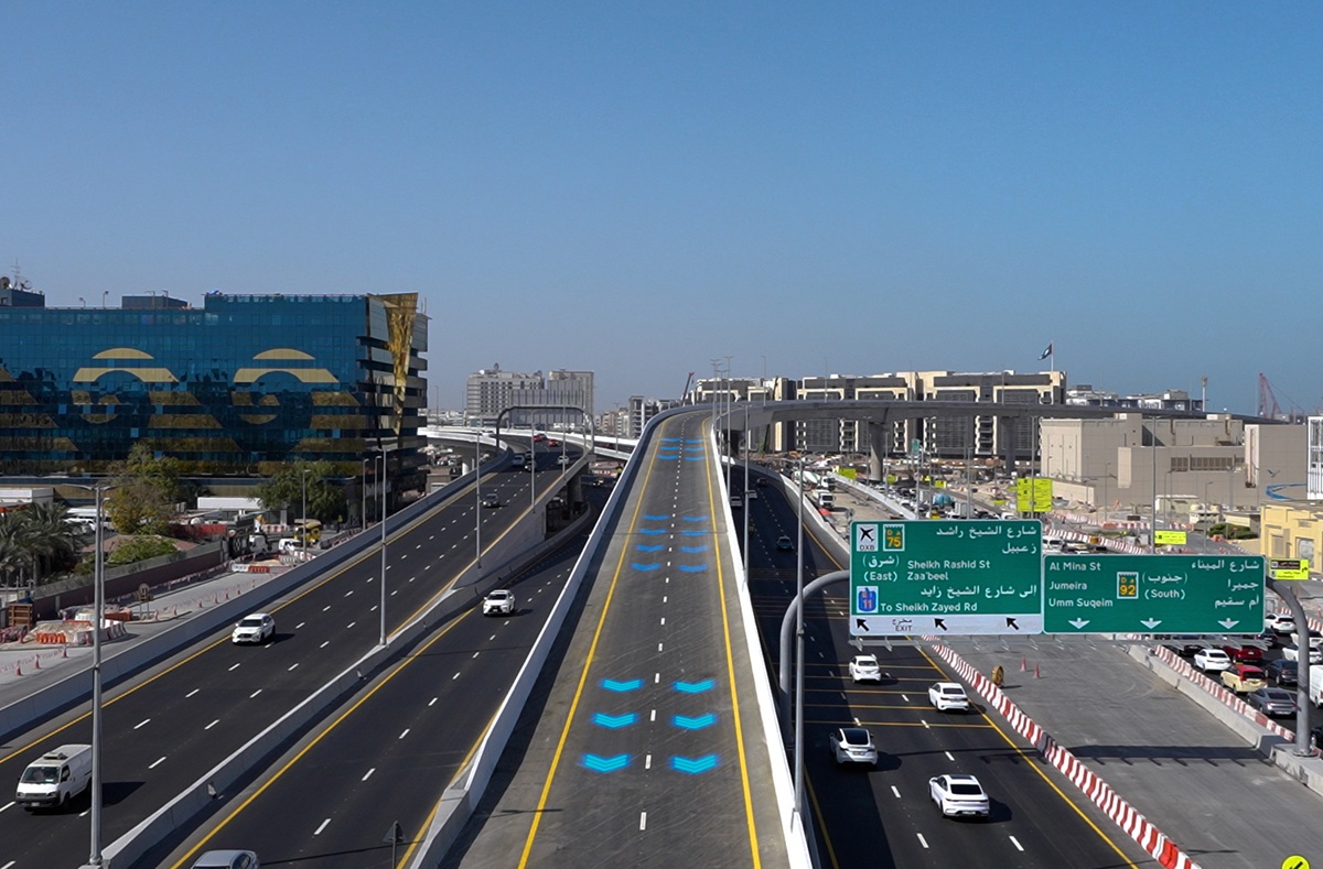 Dubai bridge Jumeirah Street Al Mina Street