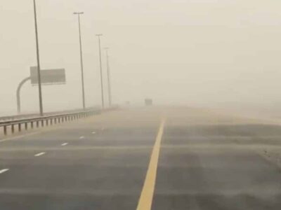 UAE Dust storm sand