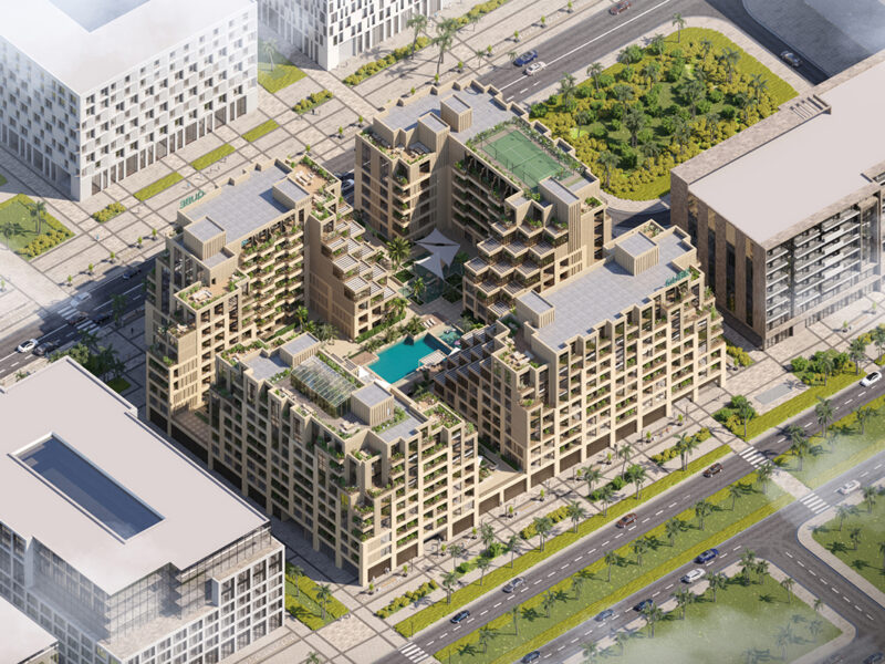 QUBE Development's Arisha Terraces in Dubai Studio City