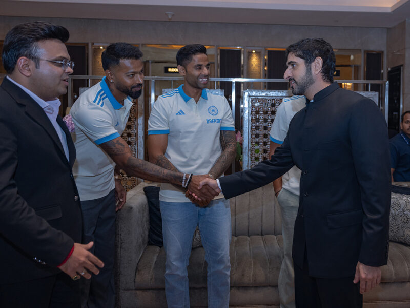 Sheikh Hamdan Discusses Cricket Partnerships