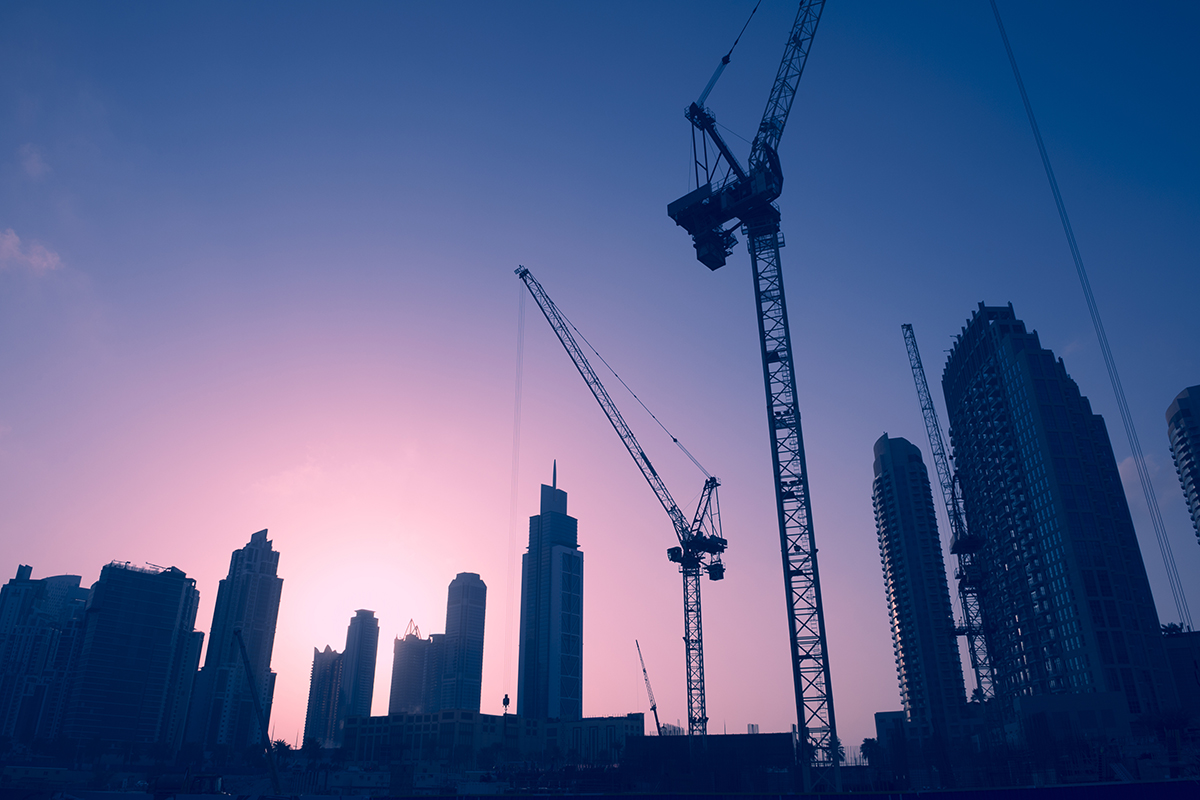 Dubai real estate project under construction