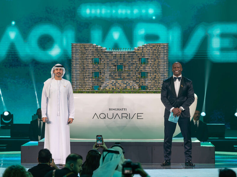 Binghatti Aquarise’s launch event