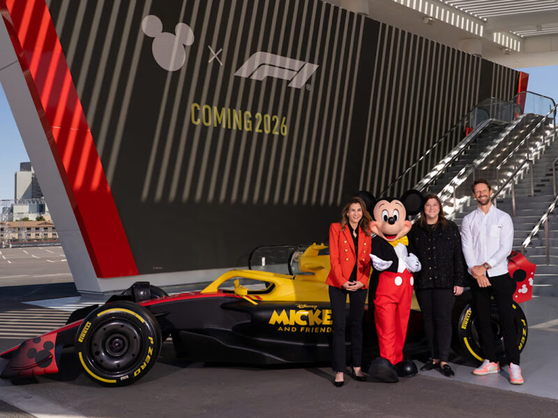 Disney’s Mickey & Friends to the world of Formula 1