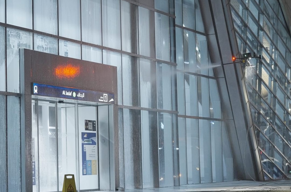 Dubai Metro robot cleaner drones RTA