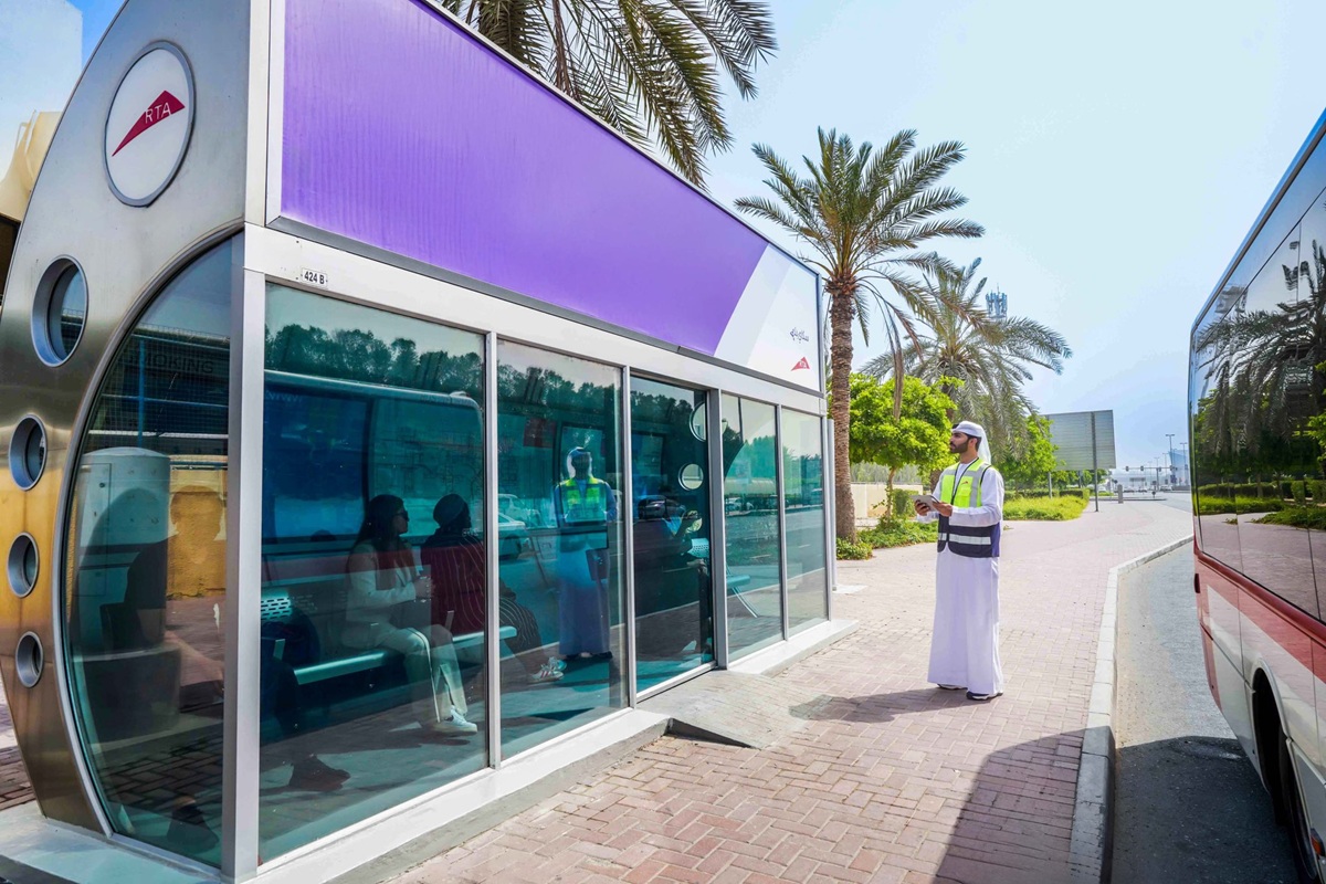 Dubai air-conditioned bus shelter RTA