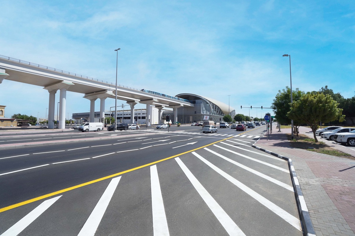 Dubai road markings