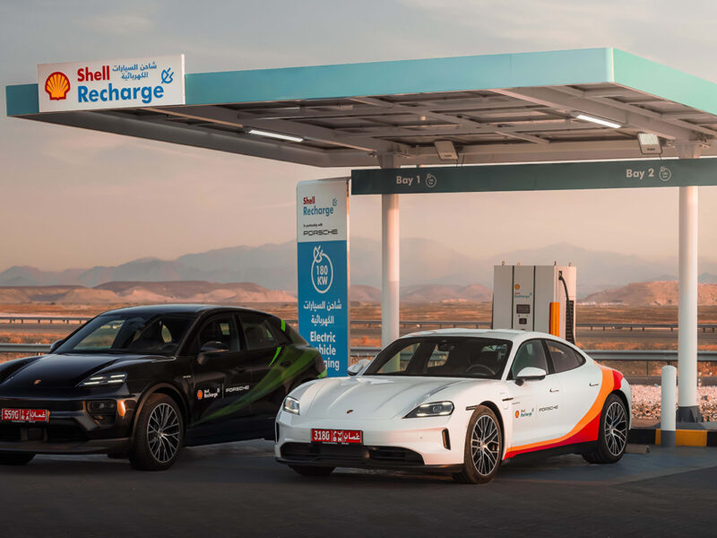 Porsche Centre Oman and Shell Oman to expand EV charging infrastructure in Oman