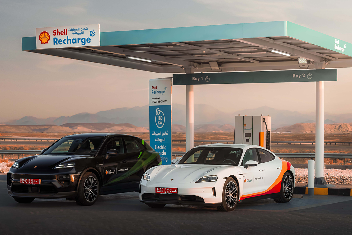 Porsche Centre Oman and Shell Oman to expand EV charging infrastructure in Oman