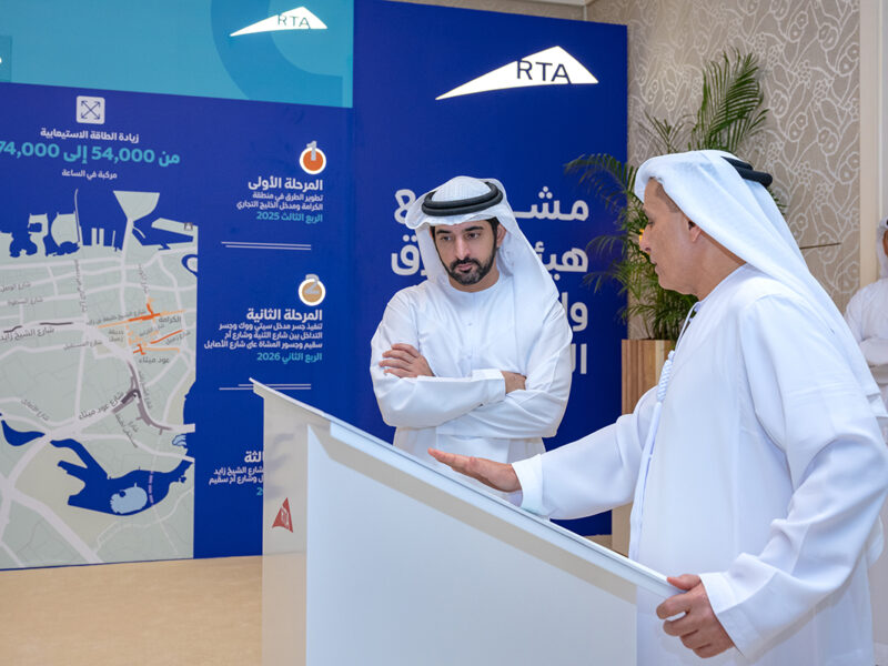 Dubai Crown Prince Sheikh Hamdan reviews RTA strategic road development plan in Dubai