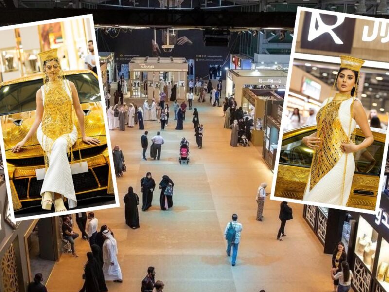 Watch and Jewellery Middle East Show Sharjah gold car