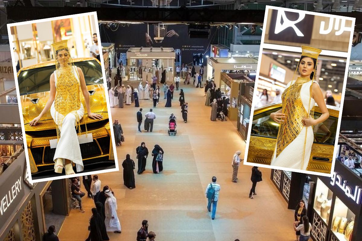 Watch and Jewellery Middle East Show Sharjah gold car